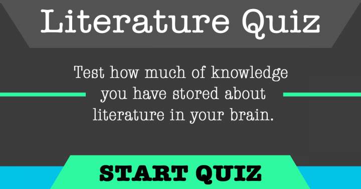 Quiz on Literature